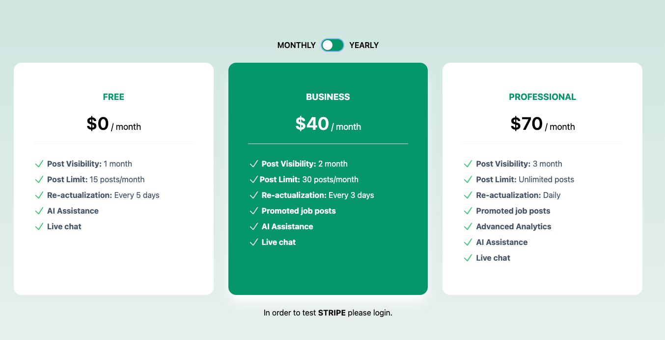 Subscription product prices